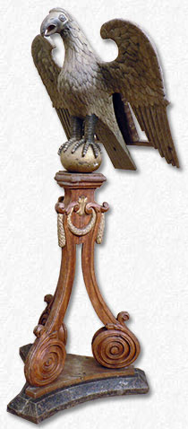 Lutrin-aigle de l&eacute;glise de Cerneux / photo perso