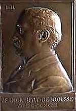 Jean Hubert Debrousse, bronze par Daniel Dupuis, 1883
