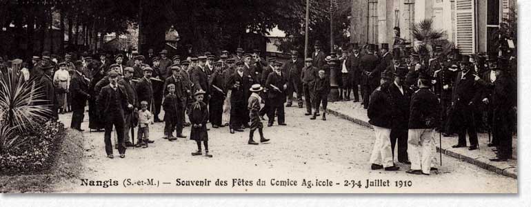 Comice agricole de Nangis, 1910