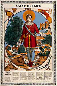 Saint Hubert, image d'Epinal 1845